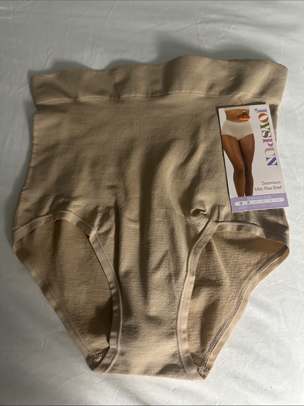 Joyspun Seamless High-Waist Shaping Brief - Nude